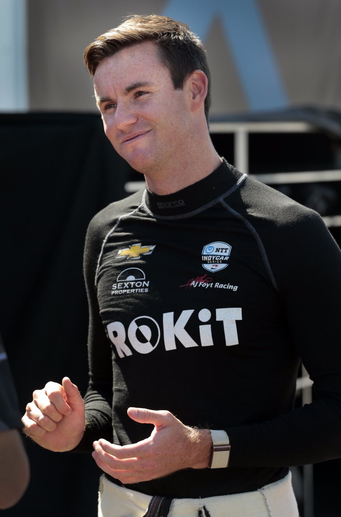 Indycar testing for Bommarito Automotive Group 500